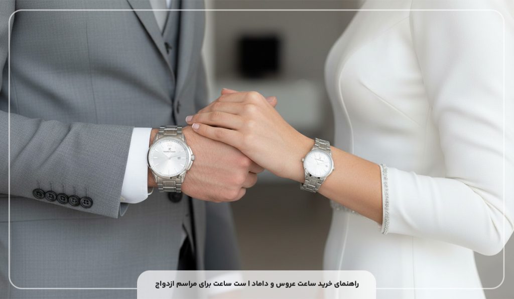 ساعت با لباس عروس (راهنمای خرید ساعت عروض و داماد)